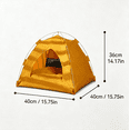 thumbnail image 3 of Portable and foldable outdoor shade cat tent dog tent, M Size Fold‑Up Pet Bed Tent, Durable Oxford Fabric Pet House for Small Pets, 3 of 6