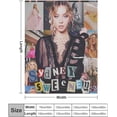 thumbnail image 2 of Sydney Sweeney Blanket Ultra Soft Flannel Fleece Blanket Stylish Bedroom Living Room Sofa Warm Blanket All Season Use 40"*50" （100 * 130cm）, 2 of 6