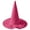 CS45_Pink, variant on Lumtrix Oversize Ruched Wide Brim Witch Hat Halloween Decorations Costume Hat for Party Soft Skin-Friendly Textured Pointed Caps Party Decor Dark Gray One Size