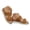 Brown, variant on Womens Espadrilles Wedge Sandals Open Toe Slip on Walking Slides with Arch Support Summer Casual Beach Slide Shoes Blue Size 7