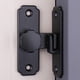 thumbnail image 1 of Pestillo de hebilla para puerta corredera de granero, de acero inoxidable con tornillos, cerrojo para puerta, para cerca, jardín, Negro BLESIY Cerradura de puerta de granero, 1 of 8