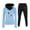 Sky Blue, variant on WILLBEST hoodie Women's Hooded Long Sleeve Track Suit Solid Color Running Gear Set work hoodies women