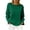 Z-Green194, variant on JIAYUE Women's Sweater Long Sleeve Effortless Everyday Knit Pullover Solid Color Lightweight Round Neck Casual Wear Female Classic Tops