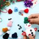 thumbnail image 3 of Gorro de animales pequeños estructura ligera y estable mini gorro de punto navideño 18 piezas atractivo con cierre ajustable para broches ANGGREK Otros, 3 of 8