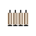 thumbnail image 4 of 4x Sofa Feet Metal Furniture Legs Rustproof Adjustable Height Support Leg for Furniture Modern Style Replacement Couch Legs for Table Chair , gold 12cm, 4 of 8