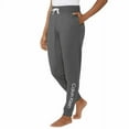 thumbnail image 4 of Calvin Klein Ladies' Jogger, 2-pack 1580761 (Black/Ashford Grey Heather, X-Large), 4 of 6