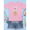 thumbnail image 3 of Bunny Girl With A Carrot T-Shirt Juniors -Image by Shutterstock,  Medium, 3 of 4