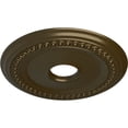 thumbnail image 3 of Ekena Millwork 18 5/8"OD 4"ID x 1 1/8"P Classic Ceiling Medallion (Fits Canopies up to 12 3/4"), Hand-Painted Brass, 3 of 7