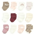 thumbnail image 2 of Hudson Baby Cotton Rich Baby Terry Socks 24-Pack, Blush Heart, 6-12 Months, 2 of 3