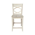 thumbnail image 3 of International Concepts Milano Solid Wood Counterheight Stool - 24" Seat Height, 3 of 8