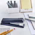 thumbnail image 5 of Office Stapler, No Jam Premium Desktop Stapler with 1,250 Staples, Full Strip Stapler for 25 Sheets, Smooth Stapling, Dual Clinch System, Bulletin Board Tacking, Black, 5 of 5