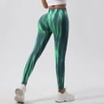 thumbnail image 4 of Womens Yoga Leggings Tie Dye Scrunch Elastic Sports Tights Lifting Workout Cycling High Waisted Soft Pants for Gym, 4 of 4