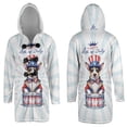 thumbnail image 3 of Happy 4th of July Patriotic Rat Terrier Marching Band Uniform Balloons Fireworks All Over Print 3D Hooded Duffle Toggle Coat Ratty Dog Lover - 13009, 3 of 6