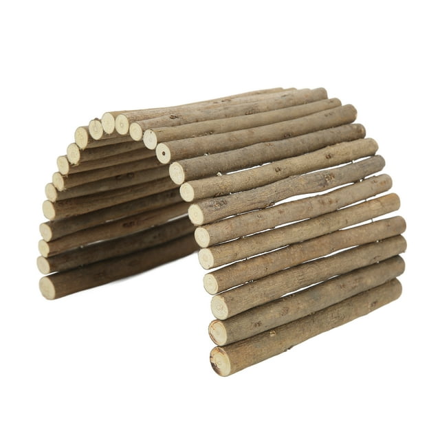 Puente De Madera Para Hámster, Animal PEQUEÑO, Puente Flexible Para Conejillos De Indias, Hurones, Erizos, Chinchillas, Conejos Pequeños