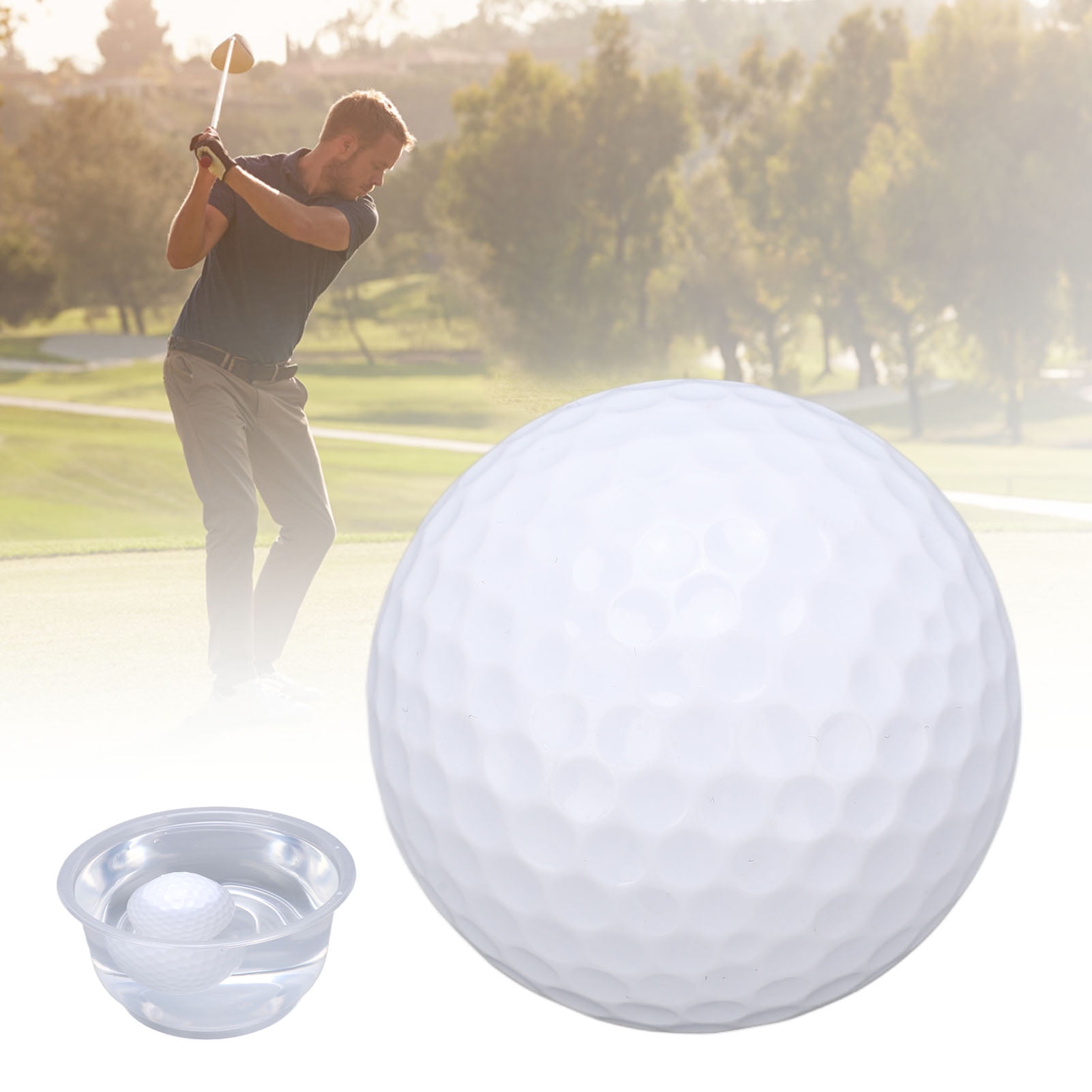 LYUMO 2 Layers Golf Floating Ball Float Water Range Outdoor Sports Golf