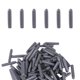 thumbnail image 3 of 200pcs Lavavajillas Tapas de rallillas Tip tine tapa tapa Tapas de extremo redondas flexibles (gris) Homemaxs MX8325745, 3 of 6