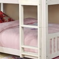 thumbnail image 4 of Furniture of America Edith Wood Full over Full Bunk Bed in White, 4 of 5