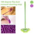 thumbnail image 5 of Willstar Adjustable Triangle Cleaning Mop, 180 Degree Rotatable Cleaning Flat Mop Telescopic Microfiber Floor Mop Reusable, 5 of 10