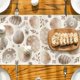 thumbnail image 5 of Bandera de mesa con estampado de huevos de Pascua | Camino de mesa de lino con un bonito estampado de huevos | 4 tamaños para decoración navideña, mesa de comedor, mesa de centro y fondo de fotos, 5 of 6