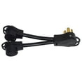 thumbnail image 3 of Valterra A10-50X30Y Mighty Cord 12" Adapter Cord with Handle - 50AM to 30AF x 2-Y, Red, 3 of 3