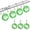 Sage Green, variant on 12PCS Shower Curtain Hooks Rings for Bathroom, Stainless Steel Rust Resistant Decorative Rhinestones Shower Curtain Rings Hangers for Shower Curtains, Clothing, Towels, etc.