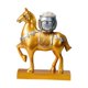 thumbnail image 4 of Estatua de caballo moderna, figurita de resina, adorno, escultura decorativa de Animal, artesanía para estante de escritorio, decoración de sala de , Estilo C Áurea Estilo C Macarena estatuilla de caballo, 4 of 8