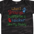 thumbnail image 4 of Inktastic Hacker Like Daddy Boys or Girls Baby Bodysuit, 4 of 5