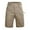 Khaki, variant on jsaierl Men's Cargo Shorts Big and Tall Multi Pockets Shorts Work Combat Shorts Lounge Workwear Cargo Shorts