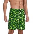 thumbnail image 2 of Wukai Happy St. Patrick's day Men’s Short Pajama Pants With Pockets Soft Sleep Pj Shorts for Men-Medium, 2 of 6