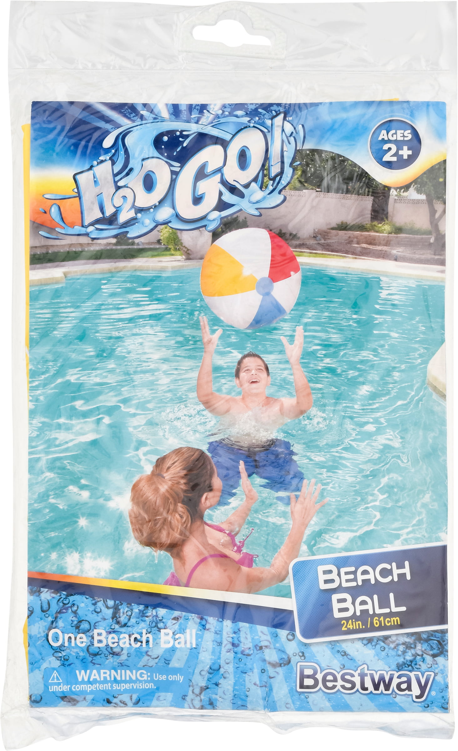 Inflatable 24"/61cm Sand Beach Ball Toys Kids Summer Pool Holiday Party Volley 