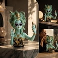 thumbnail image 3 of Novel Selfie Bust 12 Inch Resin Figurine for Tabletop Bookshelf Bedroom Office, 3 of 4