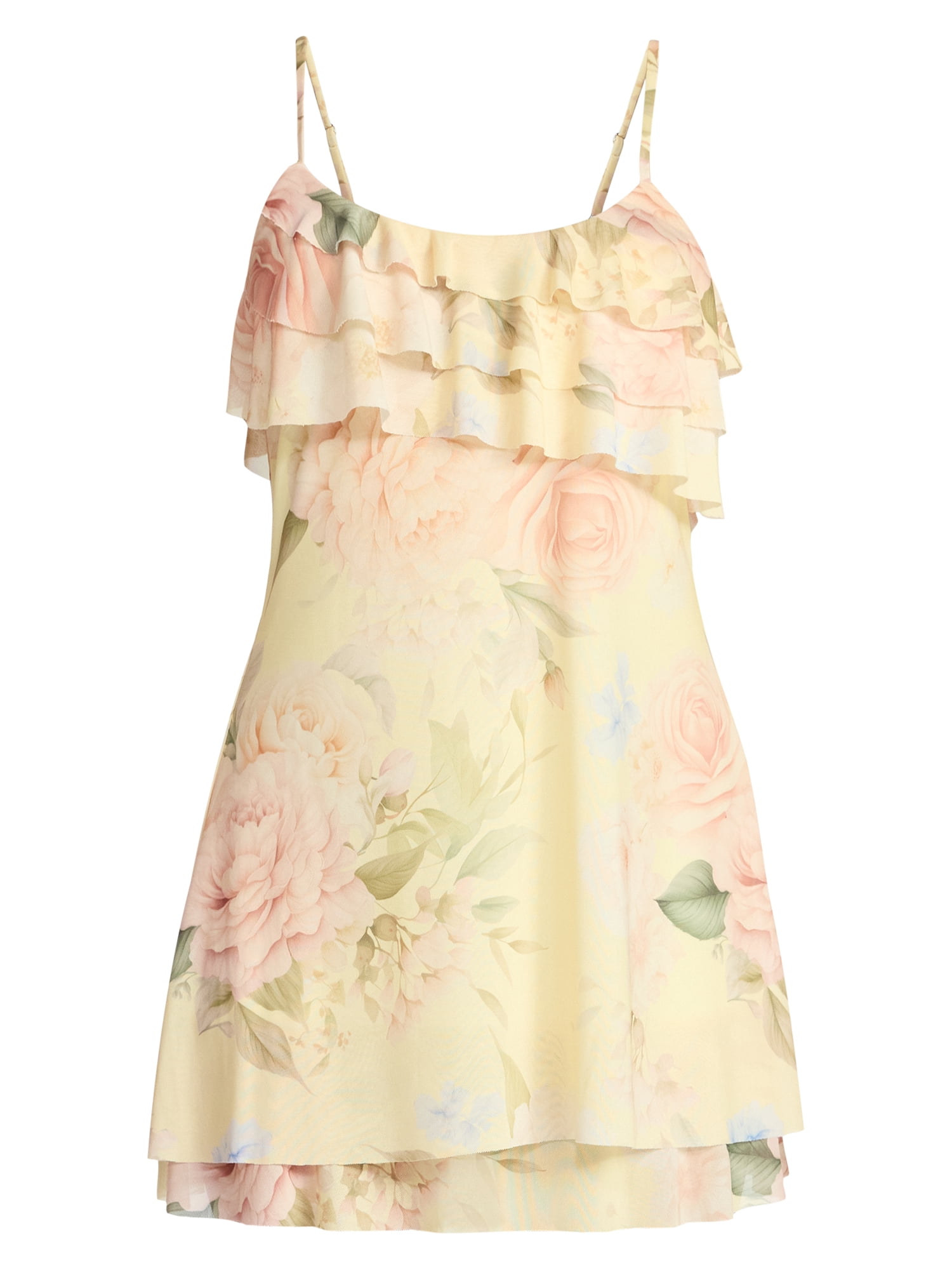 Madden NYC Women's Sleeveless Ruffle Mini Dress, Sizes XXS-XXL