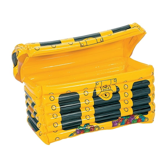 Inflate Treasure Chest Cooler - Party Favors - 1 Piece