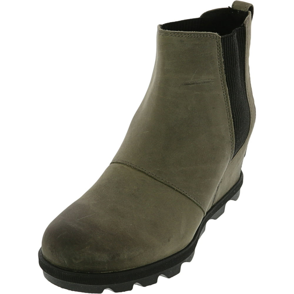 sorel women's joan of arctic wedge ii waterproof chelsea booties
