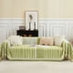 thumbnail image 5 of Funda de Sofá Multifuncional de Poliéster Lyx2408051043 | Diseño de Rayas Gruesas de Doble Cara con Flecos | Decoración para El Hogar En Tonos Azul y Verde | Protege Sofás, Sillas y Sillones Reclinab, 5 of 6