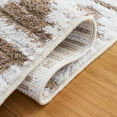 thumbnail image 5 of SAFAVIEH Augustine Kalina Geometric Runner Rug, Taupe/Ivory, 2' x 9', 5 of 11