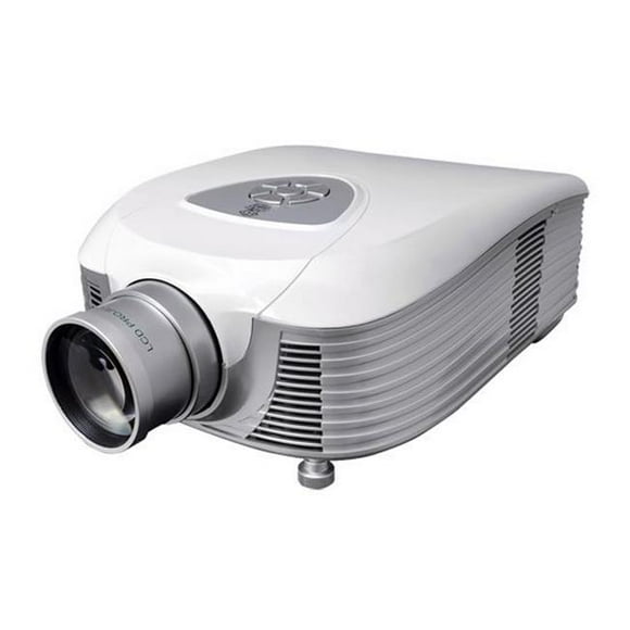Pyle PRJLE55 High-Definition LED Widescreen Projector with Up To 100-Inch Viewing Screen Built-In Speakers & Supports 1080p