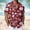Red, variant on YSUEJPF Mens Hawaiian Shirts, Summer Short Sleeve Button Down Tropical Shirt, Big & Tall Beach Shirts