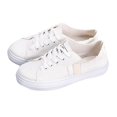 thumbnail image 2 of EaseDay Women's Canvas Shoes for Women Casual Sneakers Lightweight Lace Up Loafers and Slip-Ons Comfortable Everyday Walking Footwear, 2 of 7