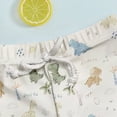 thumbnail image 4 of HCNTES Boys Beach Shorts Kids Swimming Trunks with Mesh Lining Toddler Board Shorts Quick Dry Funny Printed Shorts(Beige,2-3 Years), 4 of 4