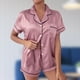 thumbnail image 2 of Lencería sexy para mujer Fridja Satén a rayas Impreso Tentación Babydoll ropa interior Talla S a XXL, 2 of 7