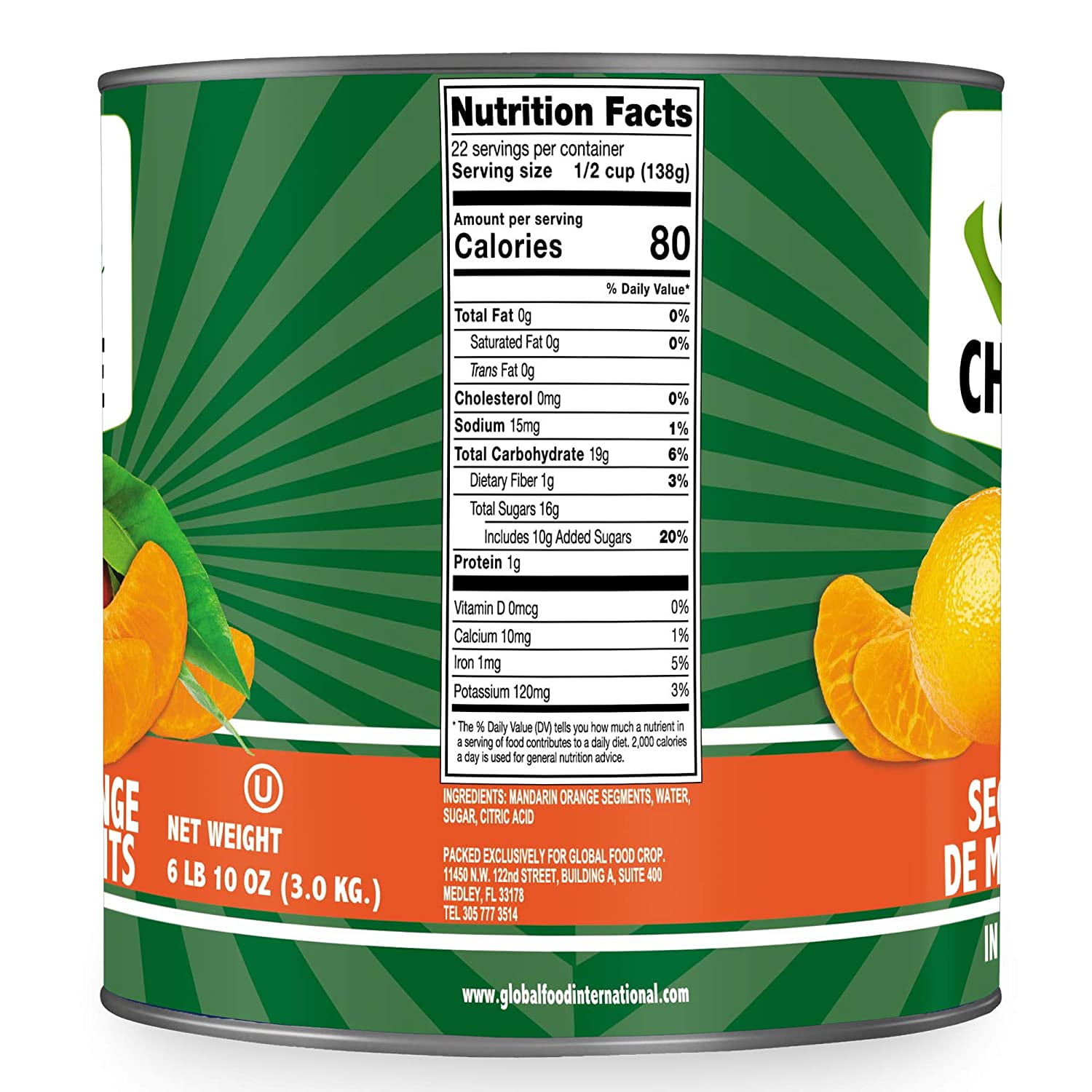 Canned Mandarin Orange Nutrition Label Besto Blog