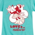 thumbnail image 3 of Disney - Love Nature Minnie Mouse - Toddler & Youth Girls Short Sleeve Graphic T-Shirt, 3 of 5