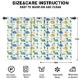 thumbnail image 2 of Blackout Kids Curtains,Light Toned Dinosaur with ROAR Pattern Childrens Insulated Curtains Set Of 2,Bedroom Essentials,Toddler Room Decor 42"x54", 2 of 5