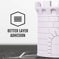 thumbnail image 4 of HATCHBOX Matte PLA 3D Printer Filament, Dimensional Accuracy +/- 0.03 mm, 1 kg Spool, 1.75 mm, Light Lavender, 4 of 5