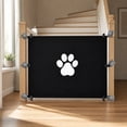 thumbnail image 6 of Dog Gate,43.31x29.53 Inch Indoor Pet Gate with 6 Pcs Hook Up | Drill-Free Stable Partition for Stair & Entryway Separation | Install Anywhere, 6 of 9