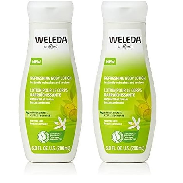 Loción corporal Weleda Refreshing Citrus 200 ml (paquete de 2)