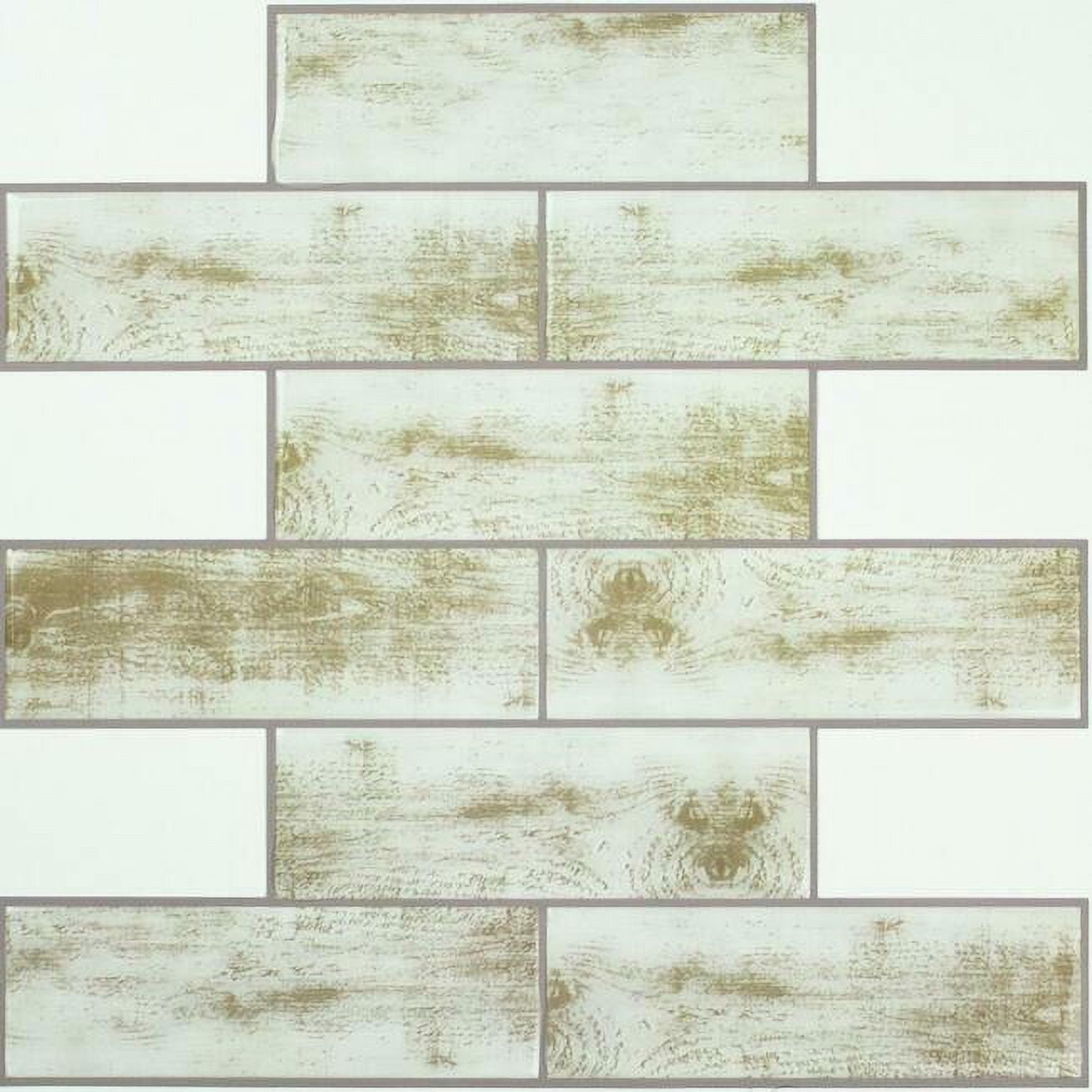 Distressed Wood Tile Peel and Stick Backsplashes