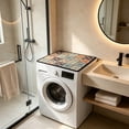 thumbnail image 4 of Diatomite Washing Machine Mat, Boho Tile Dryer Top Protector, Waterproof Countertop Pad, Non-Scratch Washer Cover Mat, Household Kitchen Appliance Accessory, 4 of 6