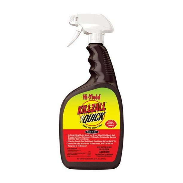 HiYield 7647076 32 oz Killzall Quick Weed & Grass Killer Liquid RTU